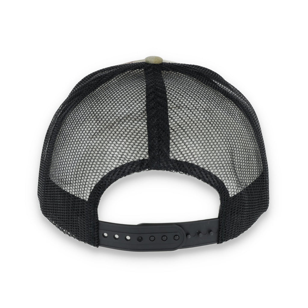THE COLISEUM CALIFORNIA STATE BEAR TRUCKER Snapback HAT- MULTICAM/BLACK product image 5, provided for visual reference and