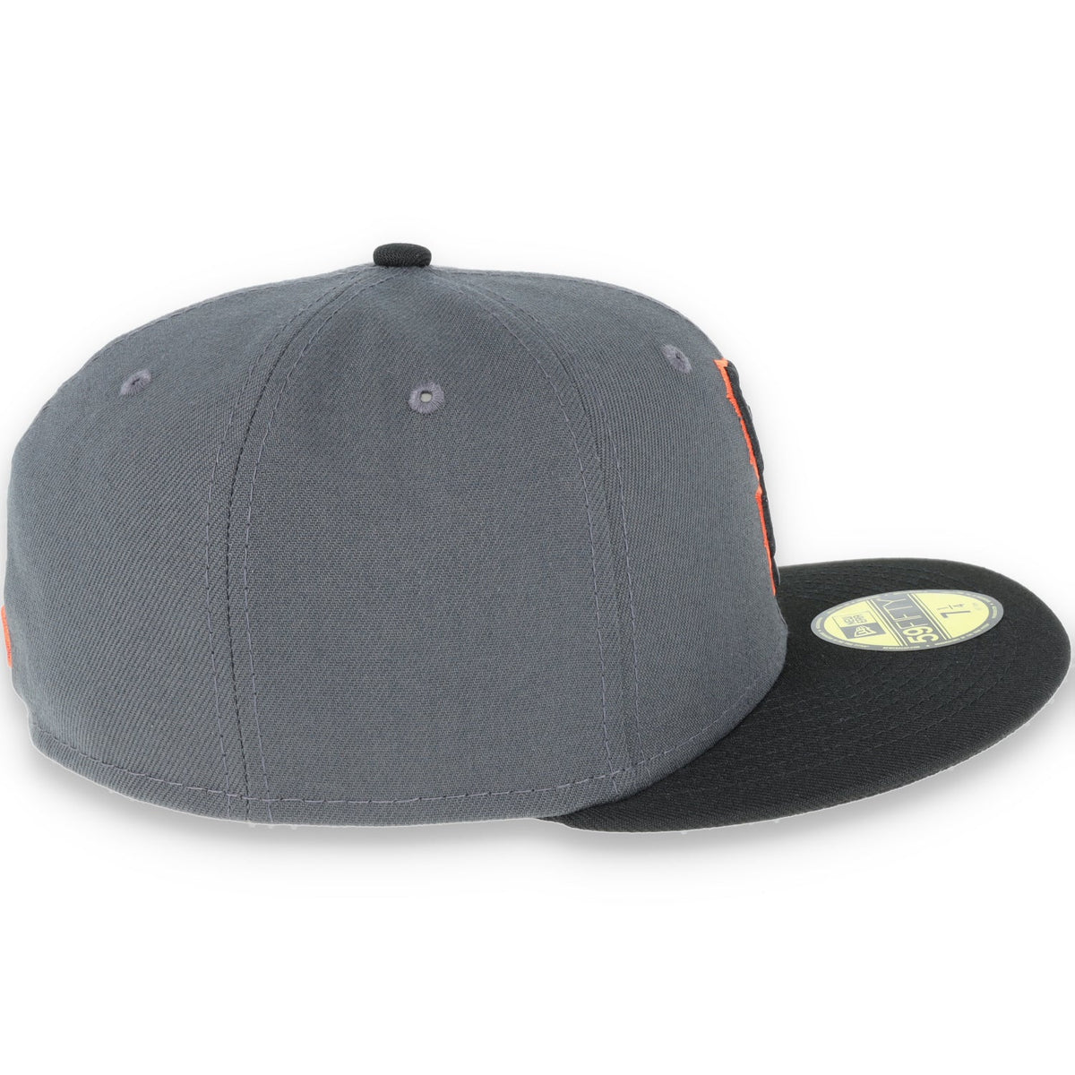 San Francisco Giants New Era 59Fifty Fitted Hat-Dark Grey/Black product image 4, provided for visual reference and product