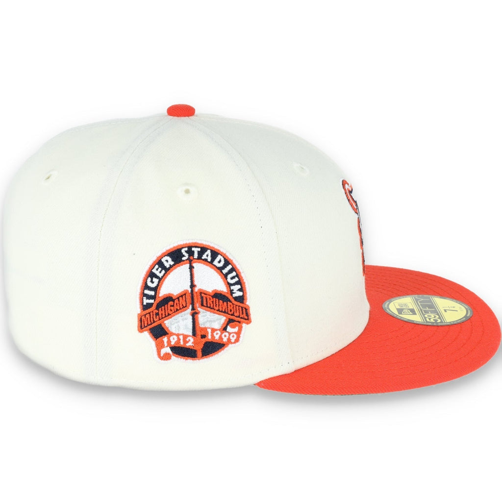 New Era Detroit Tigers Patch 59FIFTY Fitted Hat-Ivory product image 4, provided for visual reference and product detail