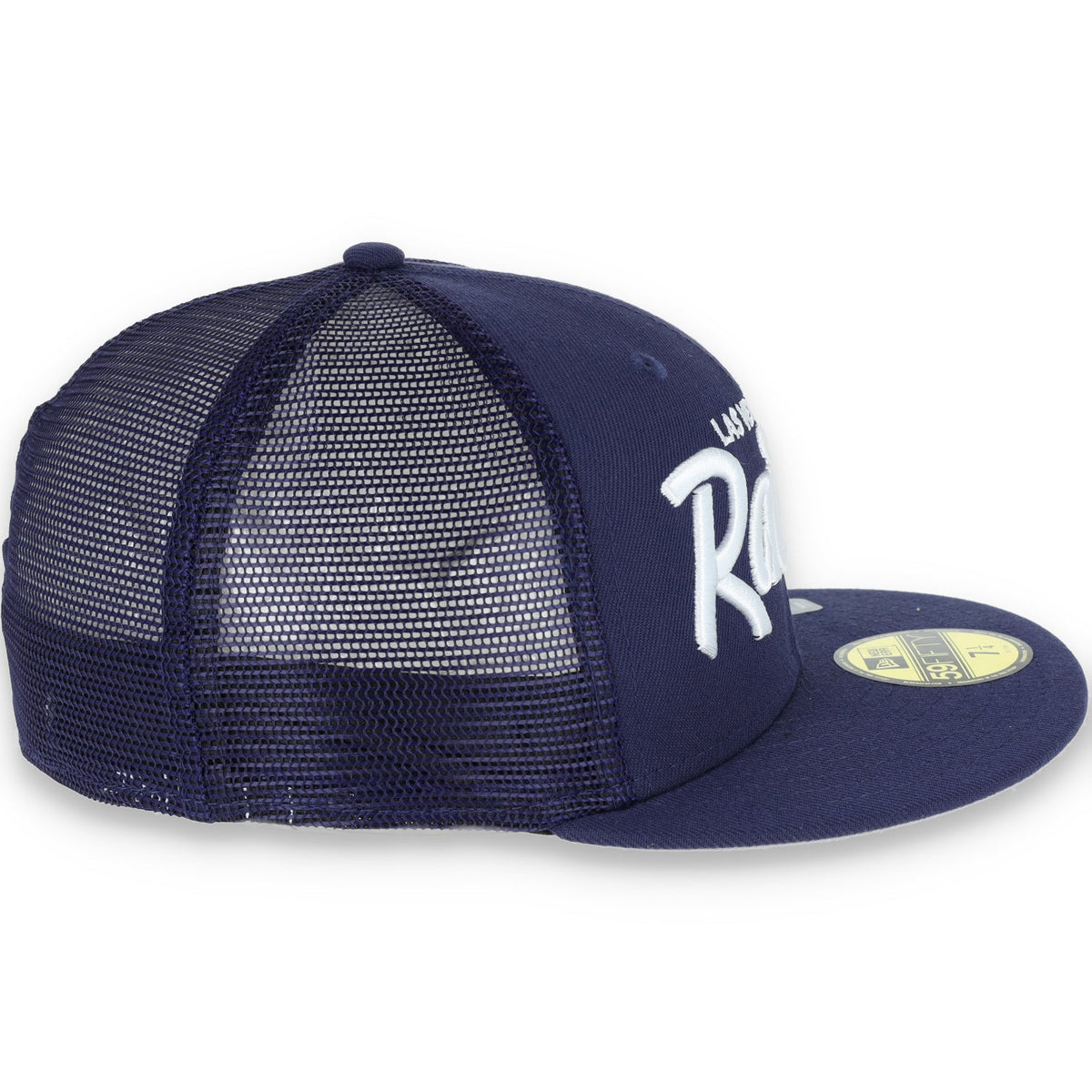 LAS VEGAS RAIDERS NEW ERA mesh script 59FIFTY FITTED-navy product image 4, provided for visual reference and product detail