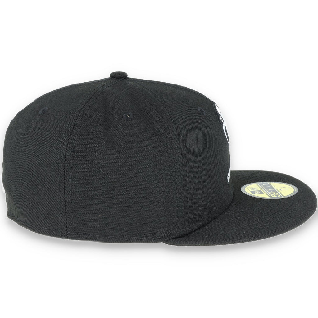 St. Louis Cardinals New Era Basic Collection Fitted 59Fifty-Black And White product image 4, provided for visual reference