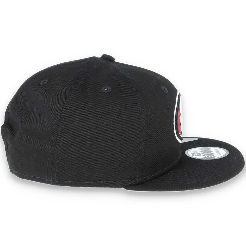 SAN FRANCISCO 49ERS NEW ERA BASIC Snapback 9FIFTY-BLACK product image 4, provided for visual reference and product detail