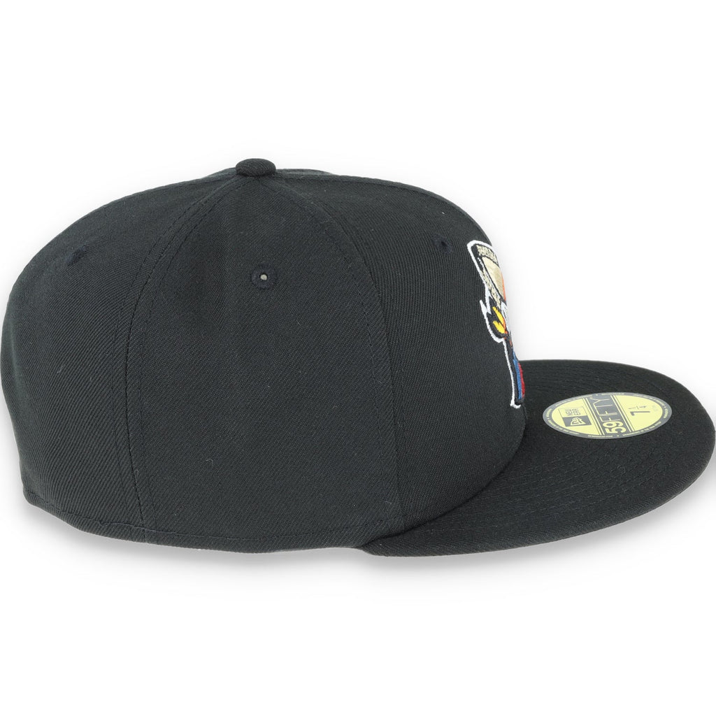 NEW ERA MiBL QUAD CITIES BANDITS COPA DE LA DIVERSION 59FIFTY FITTED HAT product image 4, provided for visual reference and