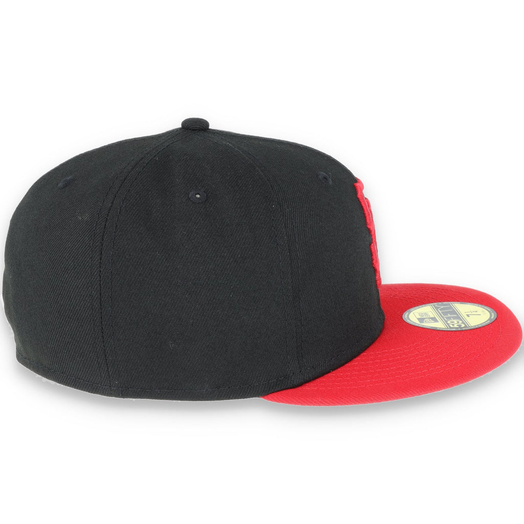 San Francisco Giants New Era 59Fifty Fitted Hat-Red/Black product image 4, provided for visual reference and product detail