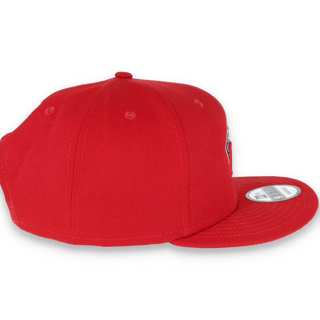 San Francisco 49ers New Era 75th Anniversary 9FIFTY Snapback Adjustable Hat - Scarlet product image 4, provided for visual