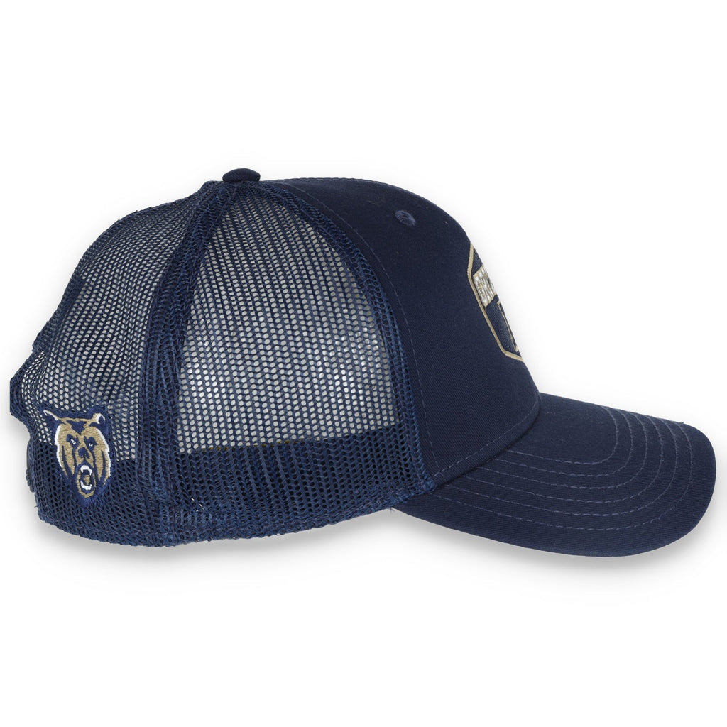 Napa High Grizzlies Flat Bill with Mesh Back Cap-Navy product image 4, provided for visual reference and product detail
