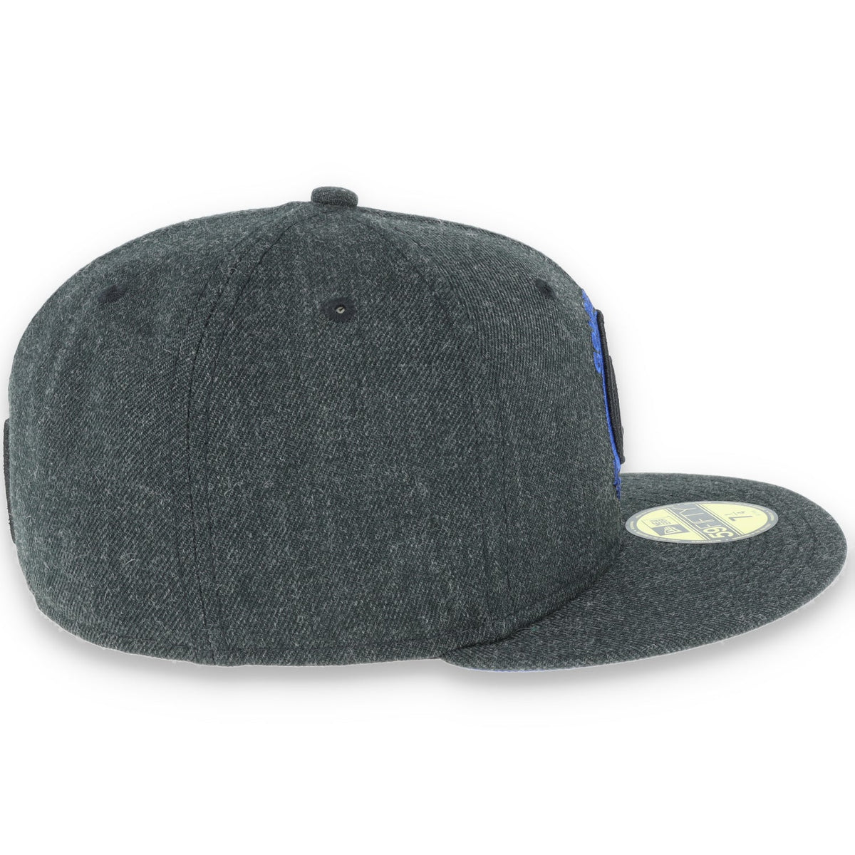 Golden State Warriors New Era 59Fifty Hat-Heather Black/Dark Blue product image 4, provided for visual reference and product