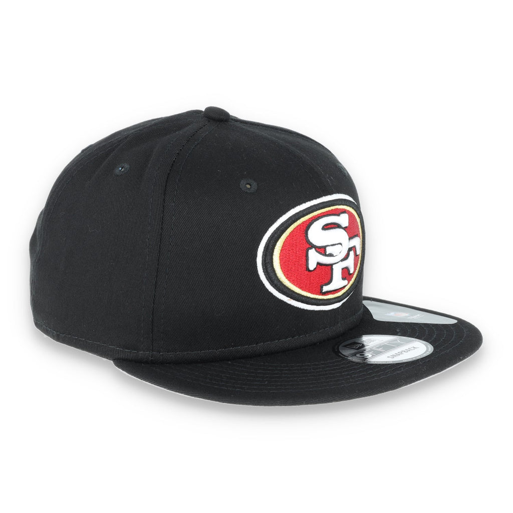 SAN FRANCISCO 49ERS NEW ERA BASIC Snapback 9FIFTY-BLACK product image 3, provided for visual reference and product detail