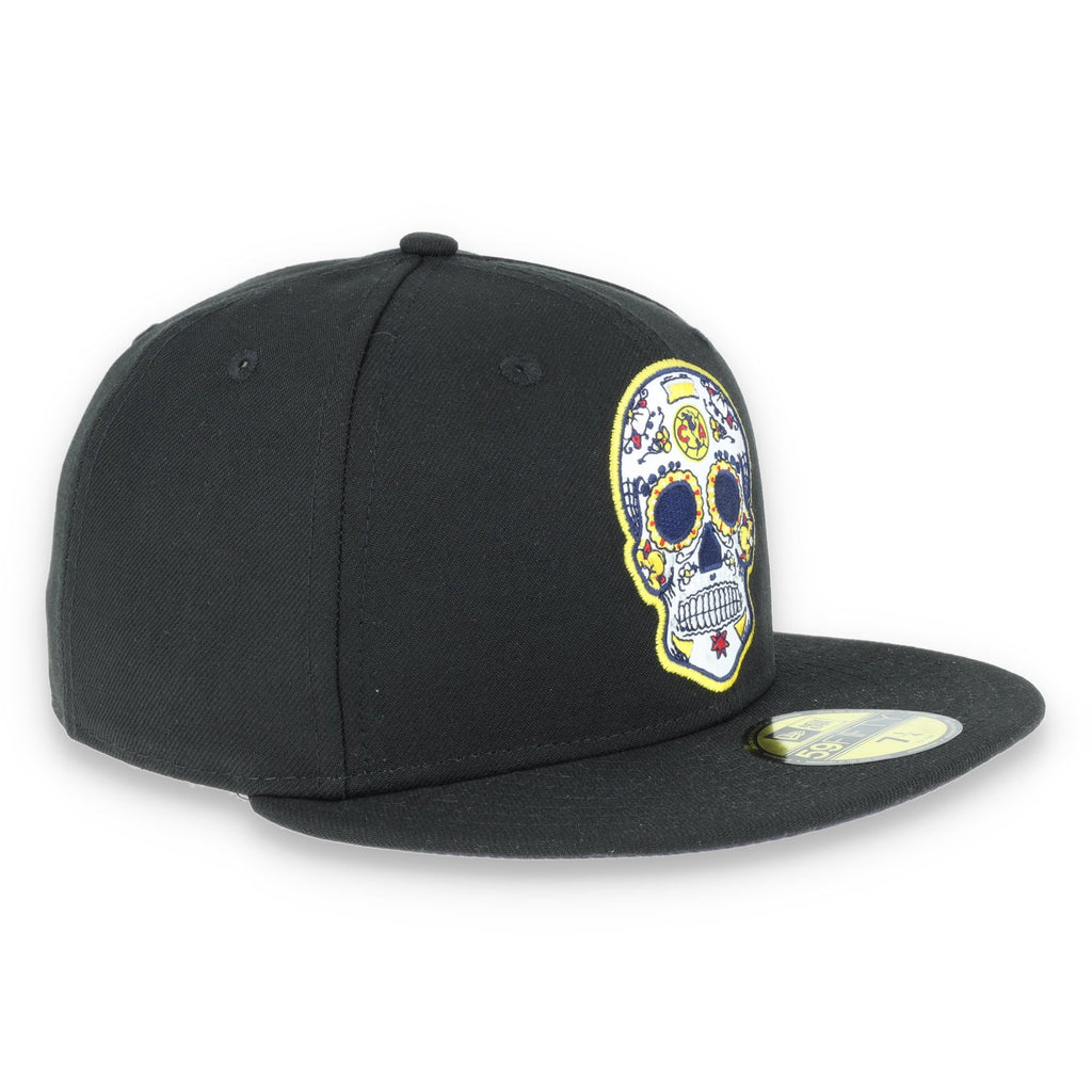 New Era Club America Sugar Skull 59Fifty Fitted Hat product image 3, provided for visual reference and product detail review