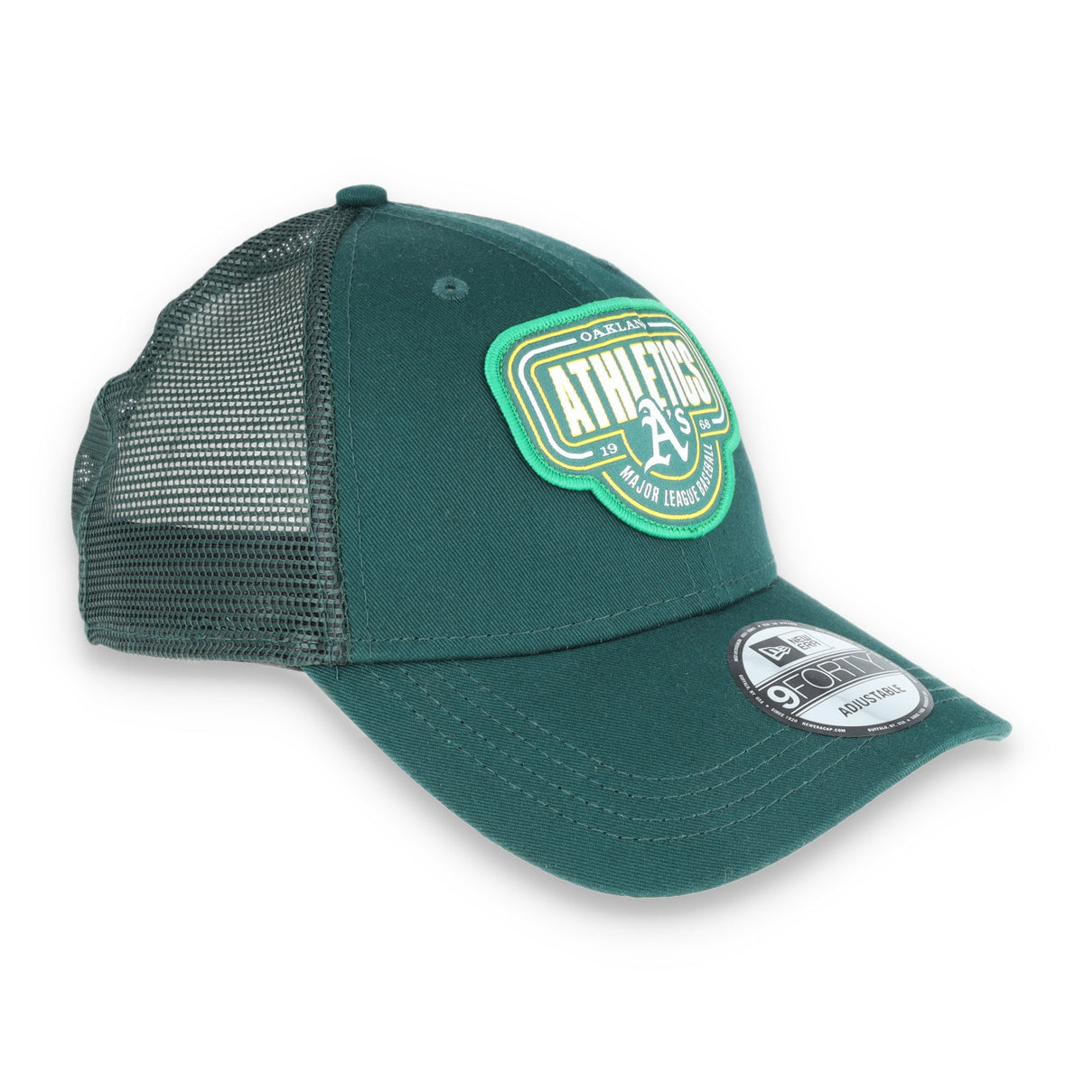 Oakland Athletics New Era Patch 9Forty Snapback product image 3, provided for visual reference and product detail review
