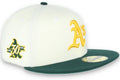 New Era Oakland Athletics 59FIFTY Fitted 30th Anniversary Patch-Ivory Hat product image 1, provided for visual reference and