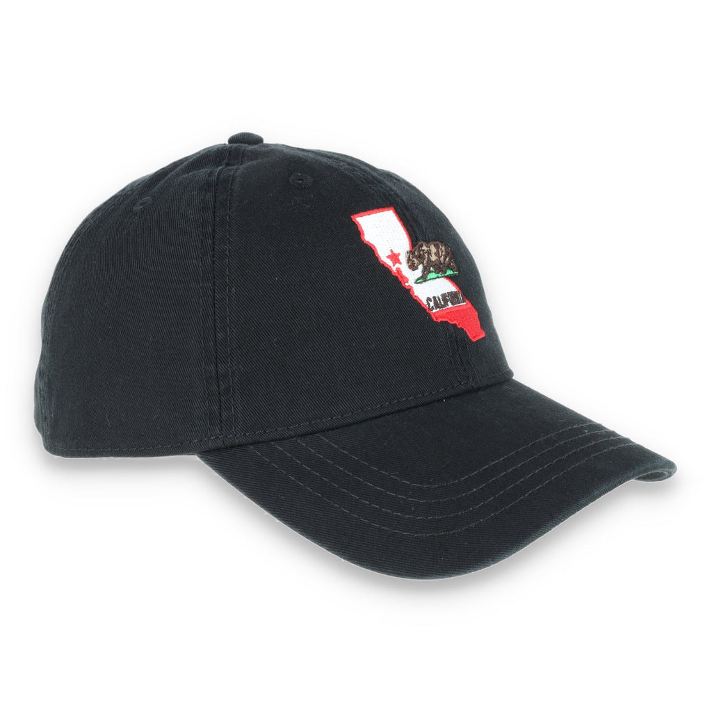 The Coliseum California State Bear Adjustable Dat Hat- Black/Black product image 3, provided for visual reference and