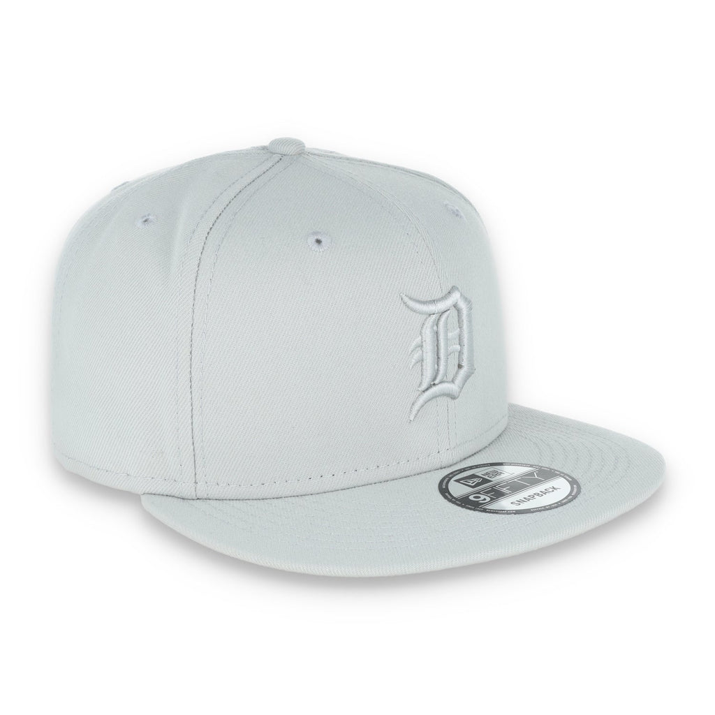 Detroit Tigers New Era Gray 9FIFTY Snapback Hat-GREY product image 3, provided for visual reference and product detail review