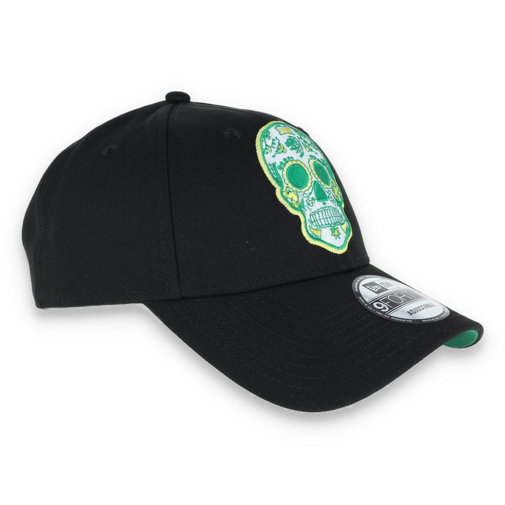 New Era Club Leon Sugar Skull 9Forty Adjustable Hat product image 3, provided for visual reference and product detail review