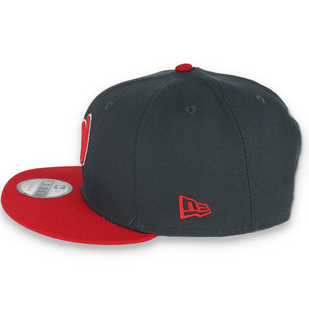 New Era Washington Nationals 2-Tone Color Pack 9FIFTY Snapback Hat - Grey/Scarlet product image 4, provided for visual