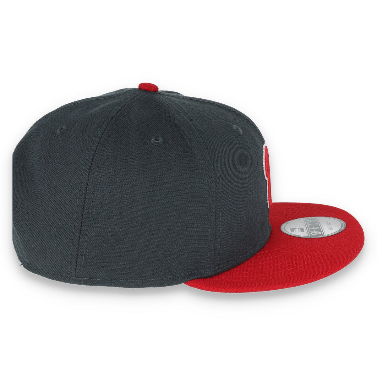 New Era Washington Nationals 2-Tone Color Pack 9FIFTY Snapback Hat - Grey/Scarlet product image 6, provided for visual