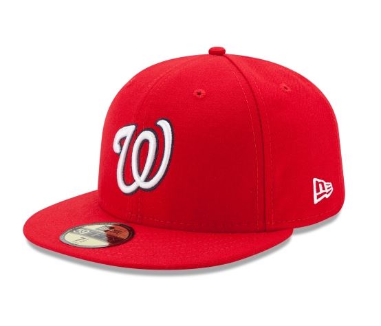 Washington Nationals Home Collection 59Fifty Fitted-On-Field Collection-Red product image 1, provided for visual reference