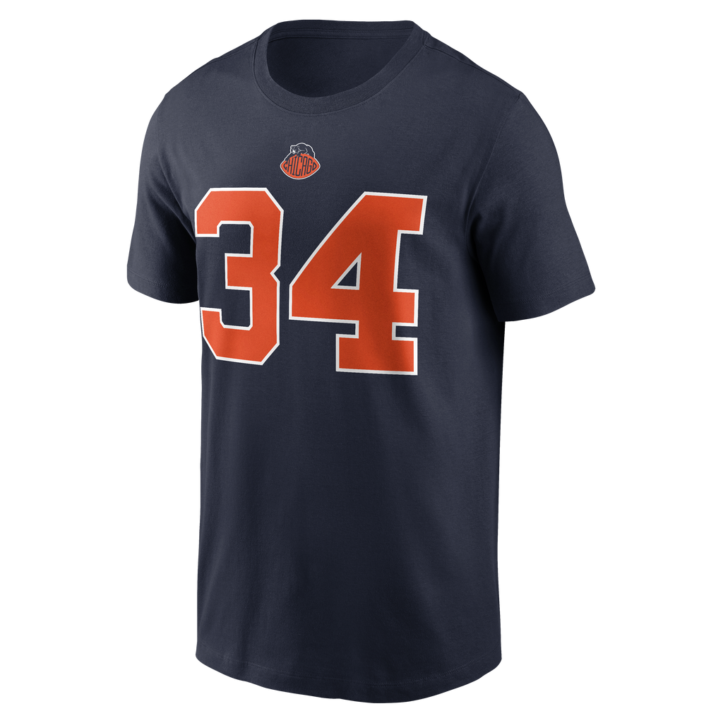 Walter Payton Chicago Bears Nike Men Rivalry T-Shirt product image 3, provided for visual reference and product detail review