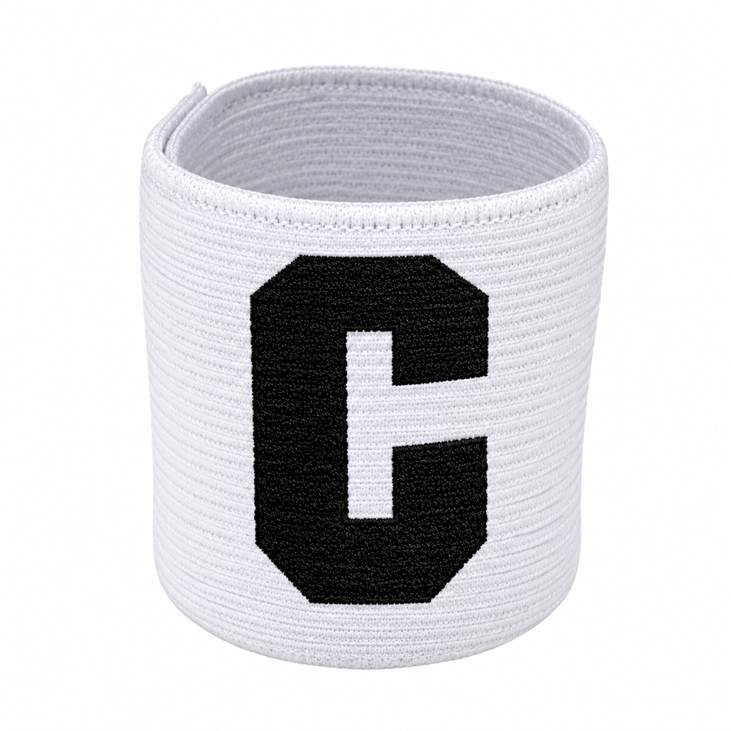 Just 4 Kick European Style Captain Band-White product image 1, provided for visual reference and product detail review