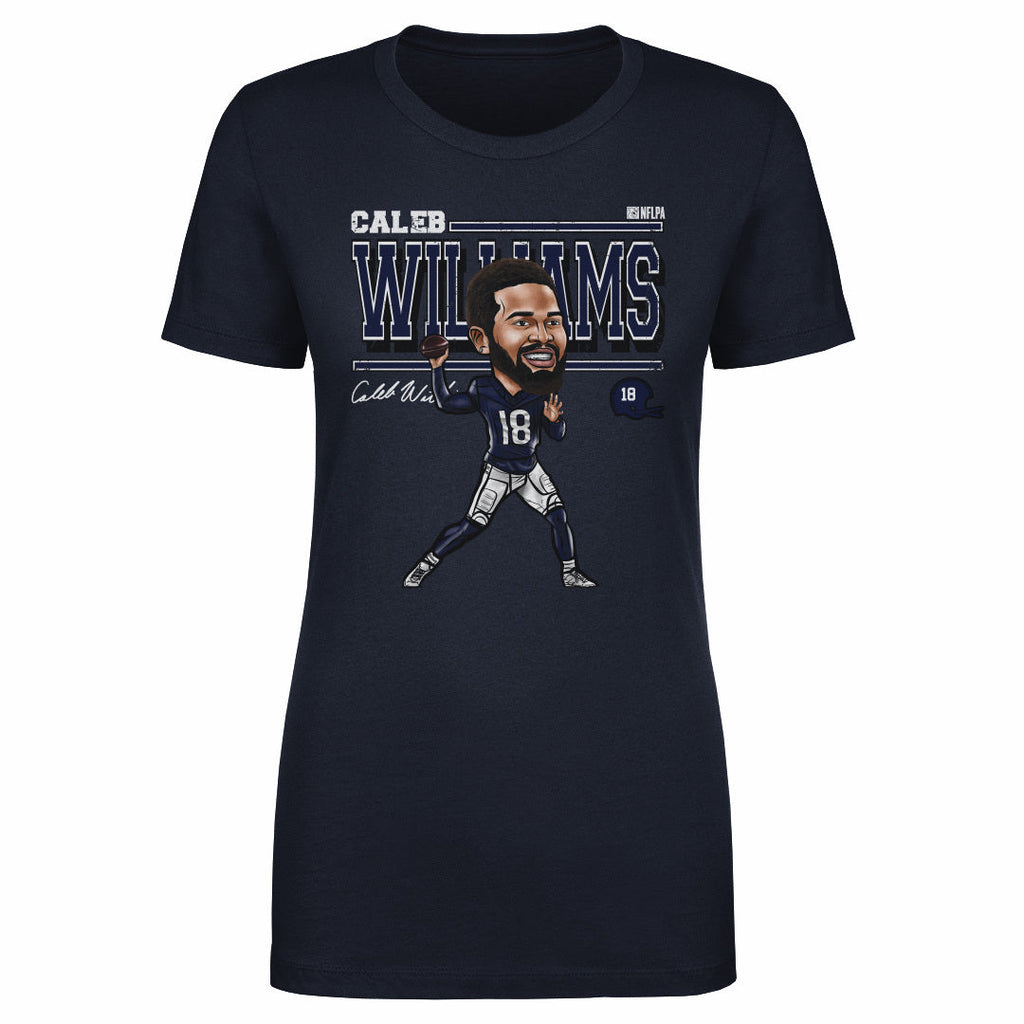 Caleb Williams Chicago Cartoon WHT product image 2, provided for visual reference and product detail review