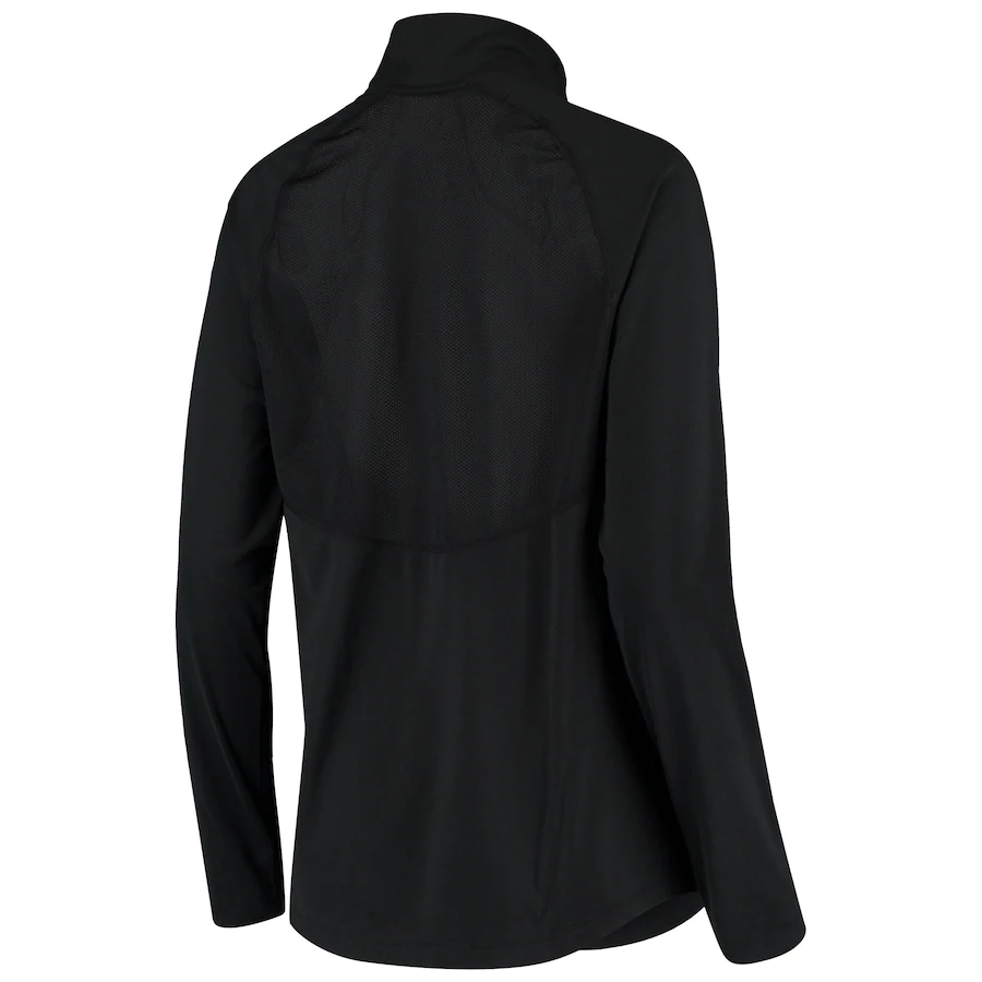 Nike Women San Francisco Giants Mesh Back Performance Quarter-Zip Jacket-Black product image 3, provided for visual