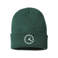 Wrigley Field Clock Green Beanie product image 1, provided for visual reference and product detail review