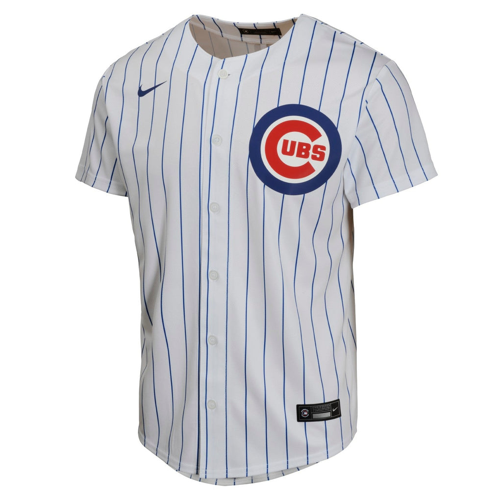 Chicago Cubs Nike Youth Home Baseline Jersey product image 2, provided for visual reference and product detail review