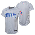 Youth Chicago Cubs Nike Grey Road Limited Jersey product image 1, provided for visual reference and product detail review