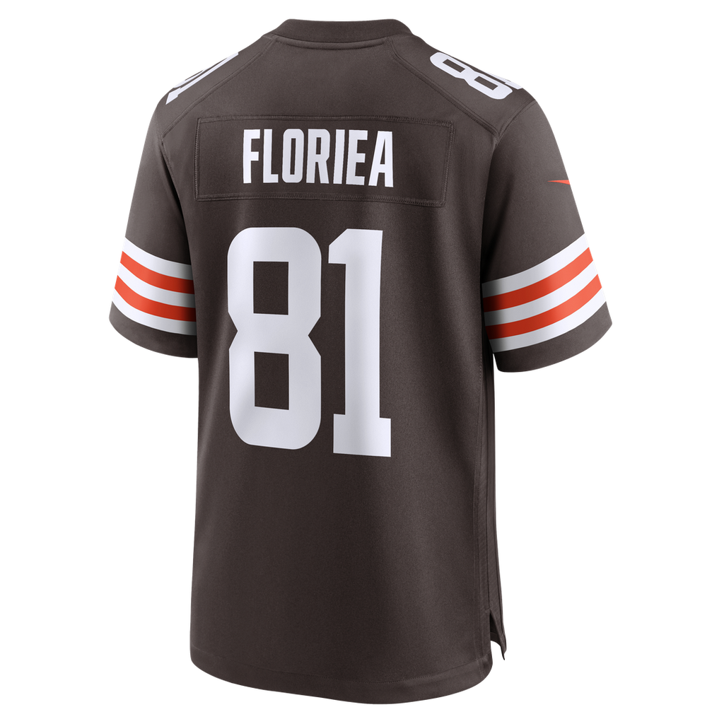 Cleveland Browns Luke Floriea Nike Brown Game Jersey product image 3