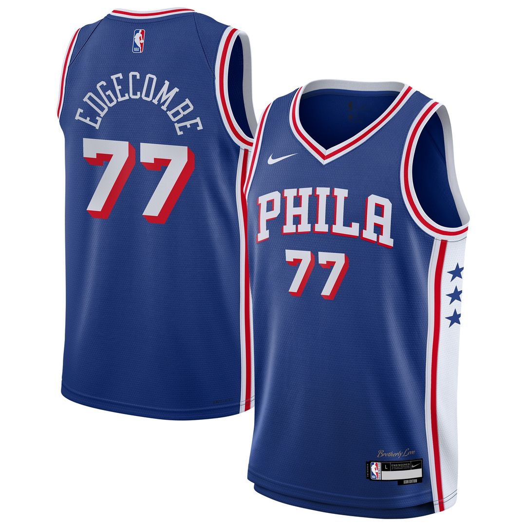 Philadelphia 76ers VJ Edgecombe Nike Youth Swingman Jersey product image 1