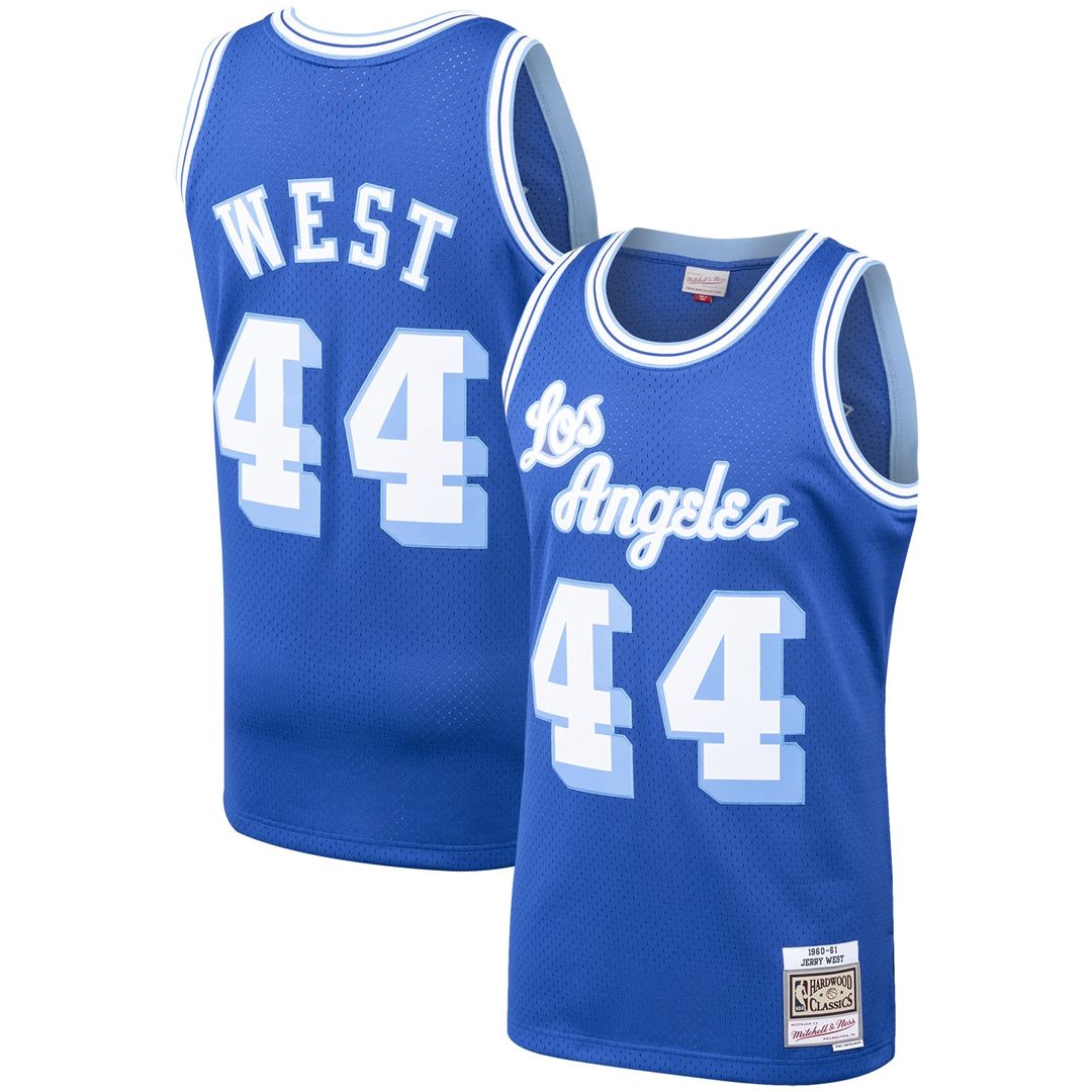 Los Angeles Lakers Jerry West Mitchell & Ness Hardwood product image 1
