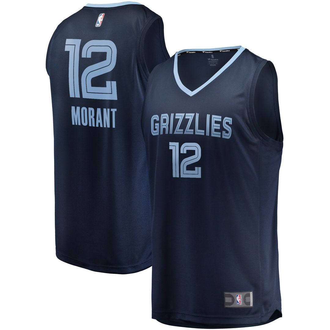 Memphis Grizzlies Ja Morant Fanatics Fast Break Replica product image 1