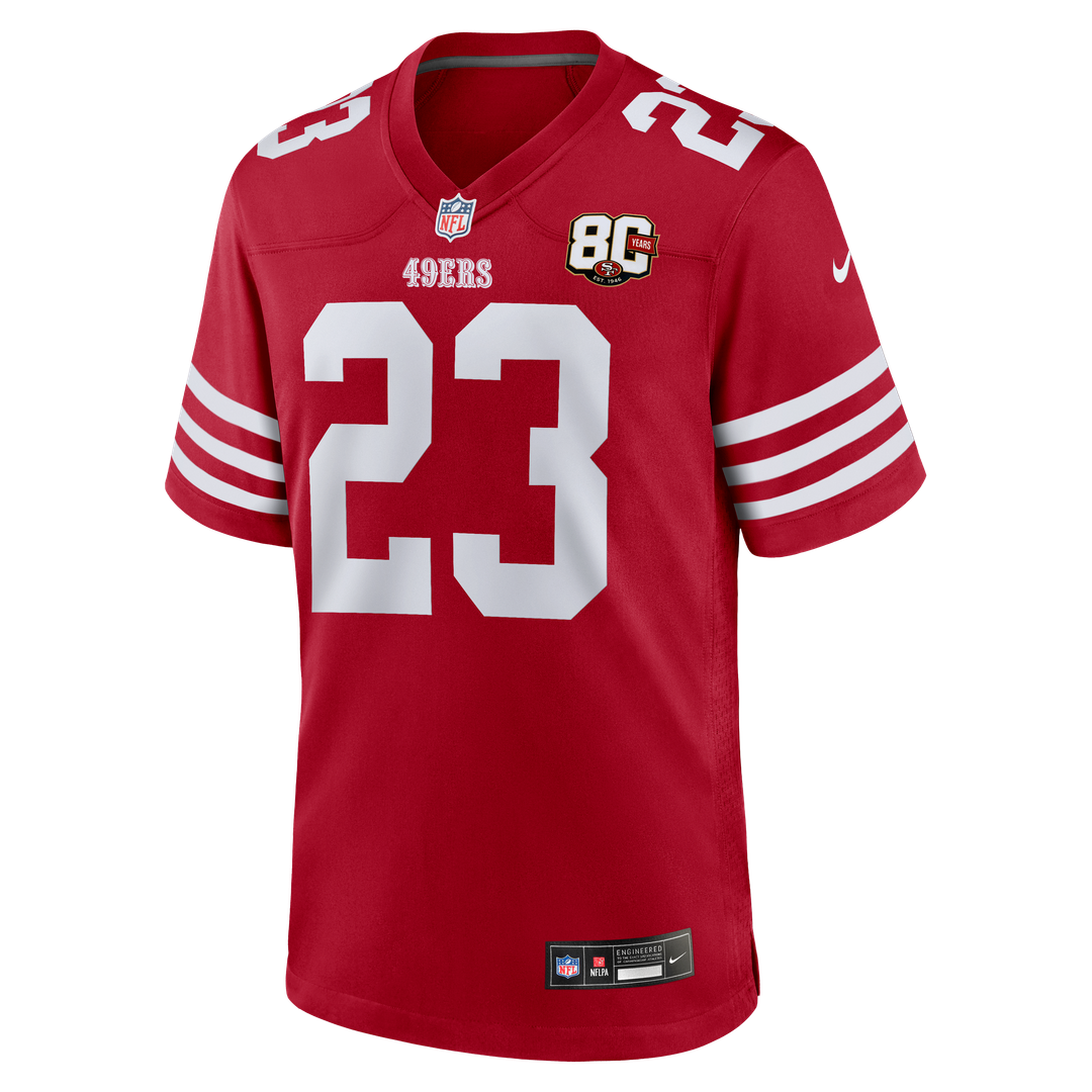 San Francisco 49ers Christian McCaffrey Nike White 80th product image 8