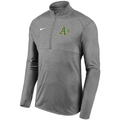 Oakland Athletics Nike Team Logo Element Performance Half-Zip Pullover Jacket - Gray product image 1, provided for visual