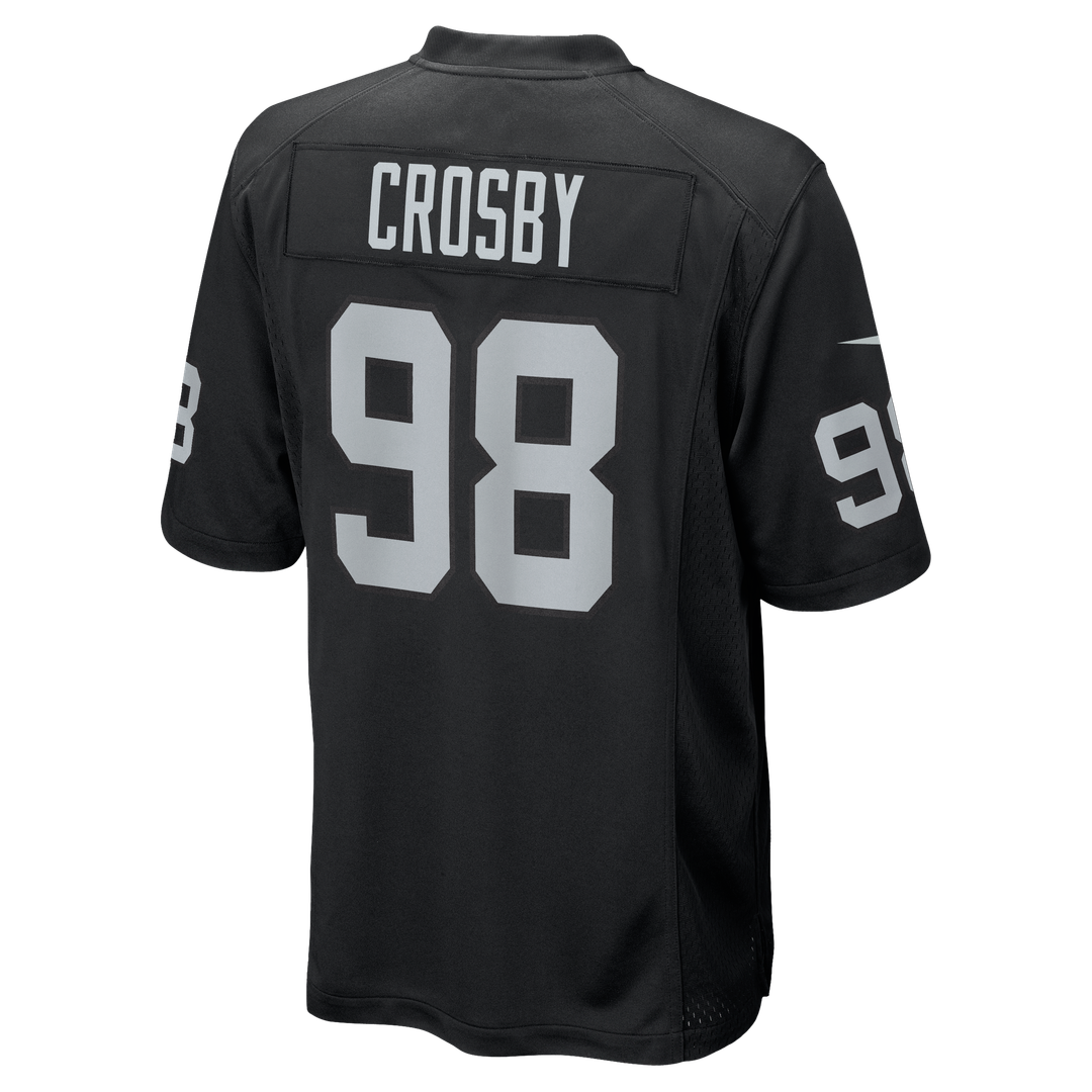 Las Vegas Raiders Maxx Crosby Nike Black Game Jersey product image 11