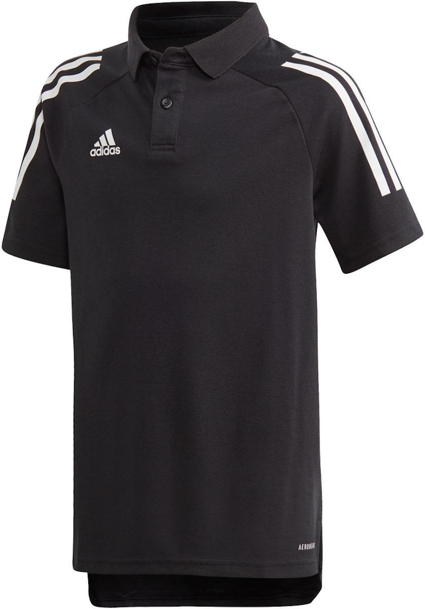 Adidas Men Condivo 20 Polo Black/White product image 1, provided for visual reference and product detail review