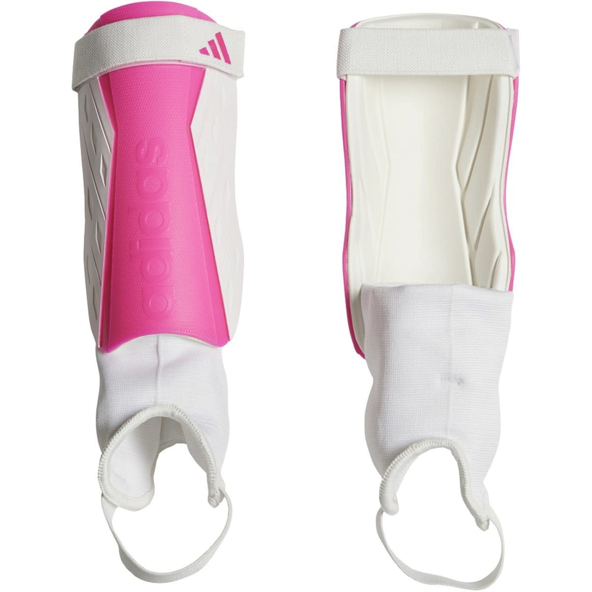 Adidas Tiro Match Shin Guards Youth-Pink/White product image 1, provided for visual reference and product detail review