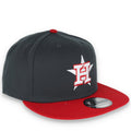 New Era Houston Astros 2-Tone Color Pack 9FIFTY Snapback Hat-Grey/Scarlet product image 1, provided for visual reference and