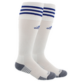 Copa Zone Socks III-White/Royal product image 1, provided for visual reference and product detail review