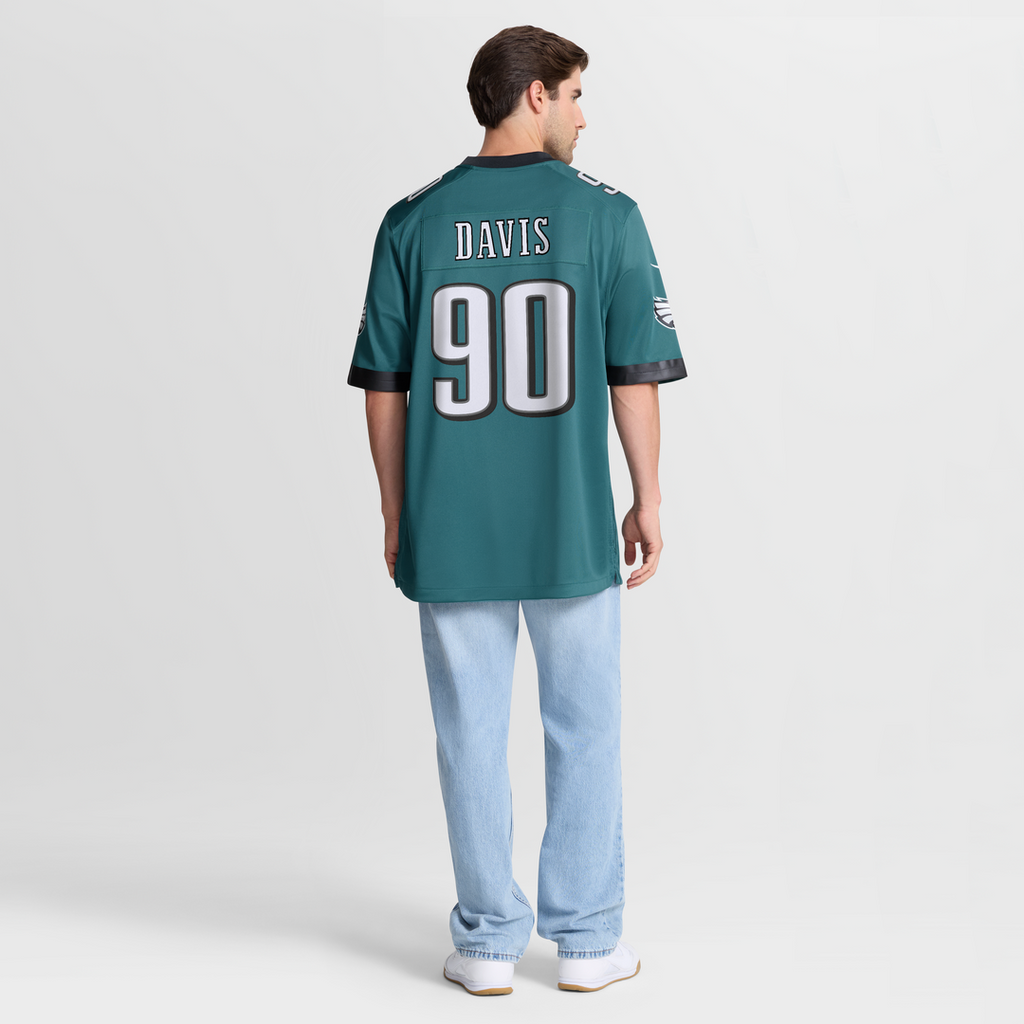 Philadelphia Eagles Jordan Davis Nike Midnight Green Game product image 8
