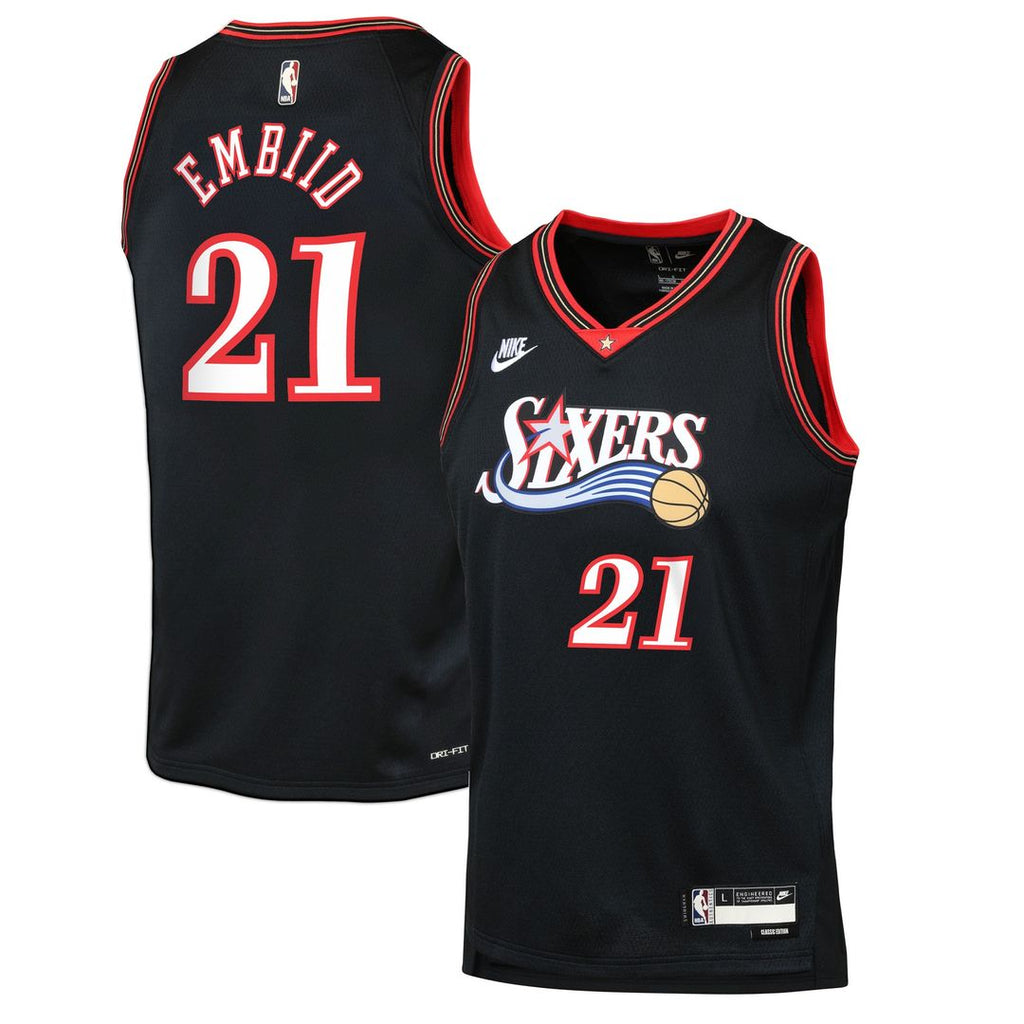 Philadelphia 76ers Joel Embiid Nike Youth Swingman Jersey product image 1