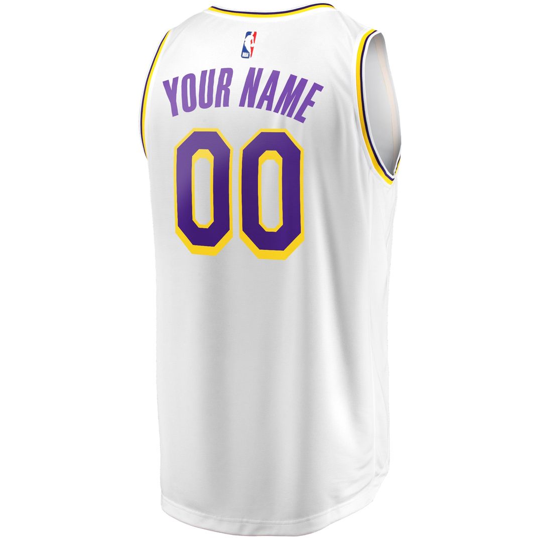 Los Angeles Lakers Fanatics Fast Break Custom Replica product image 3
