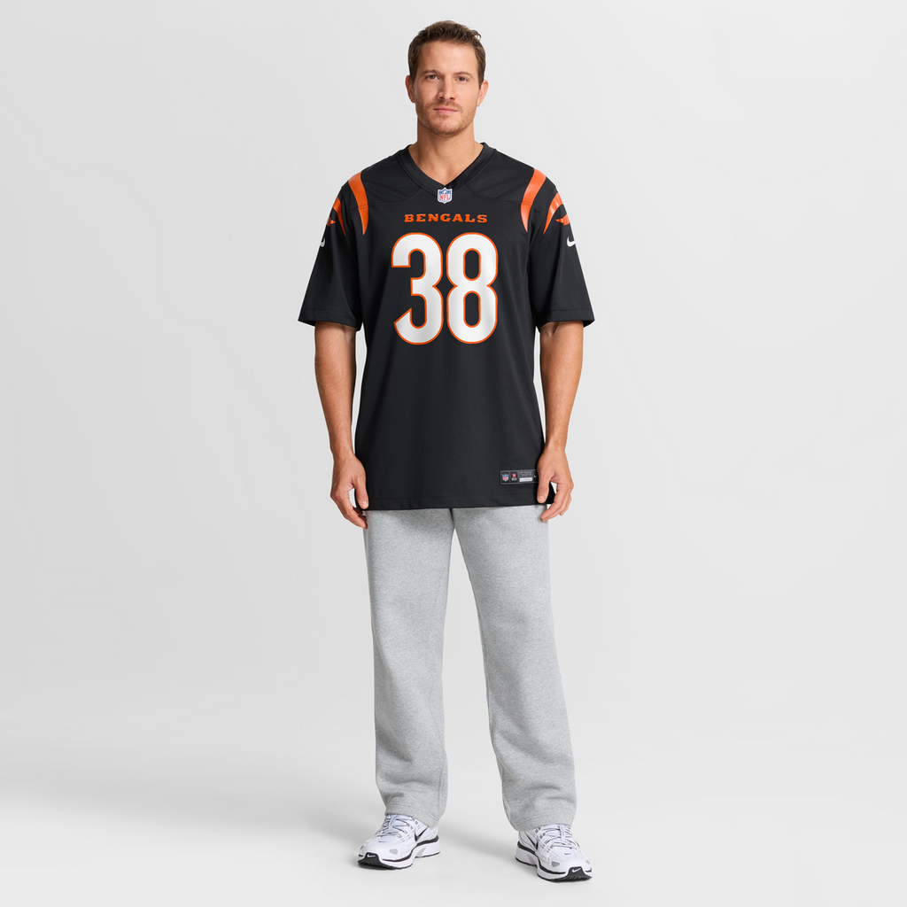 Cincinnati Bengals DJ Ivey Nike Black Game Jersey product image 7