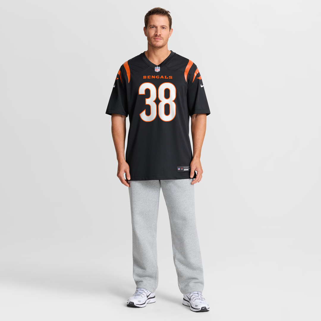 Cincinnati Bengals DJ Ivey Nike Black Game Jersey product image 7