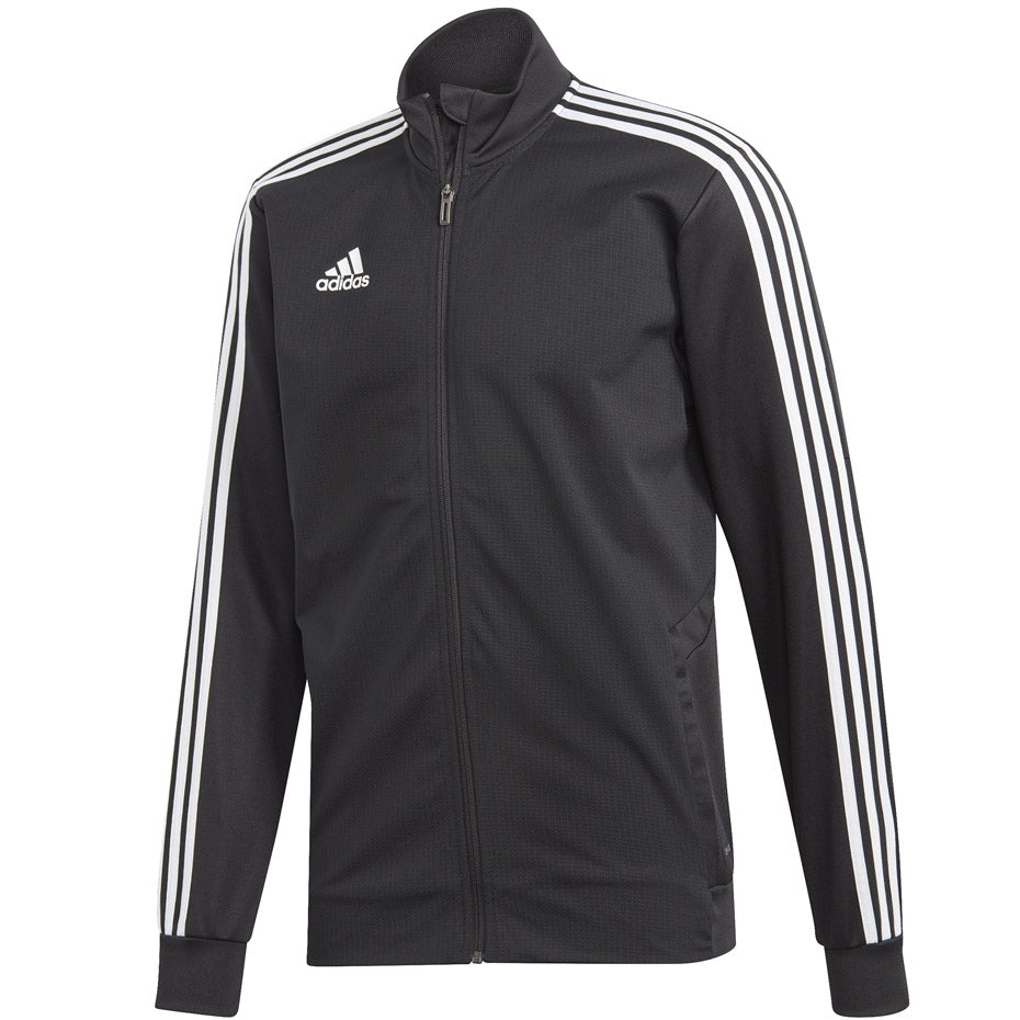 Adidas Jr Tiro 19 Tr Jacket - Black/White product image 1, provided for visual reference and product detail review