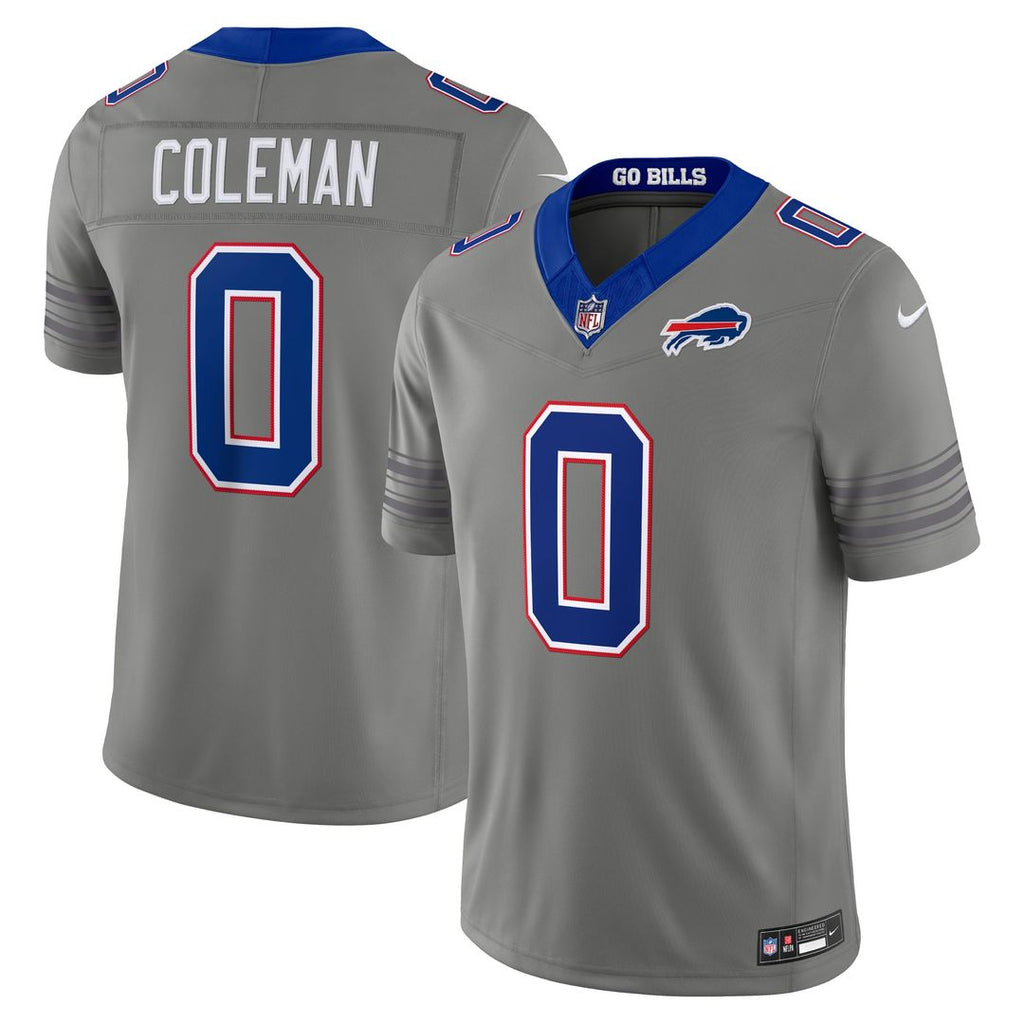 Buffalo Bills Keon Coleman Nike Gray Nickel City Vapor FUSE product image 1