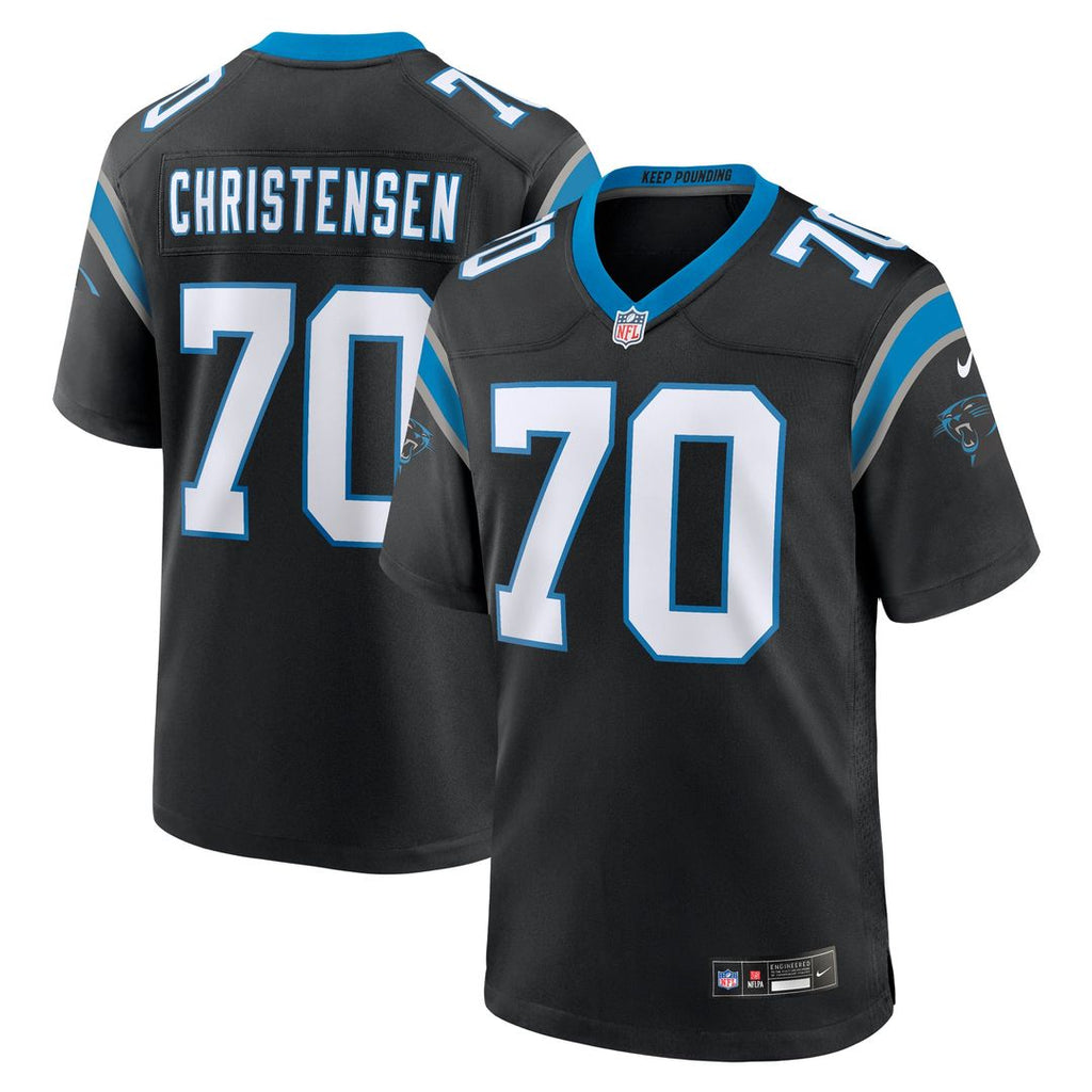 Carolina Panthers Brady Christensen Nike Black Game Jersey product image 1