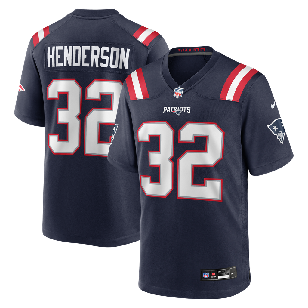 New England Patriots TreVeyon Henderson Nike Navy 2025 NFL product image 9