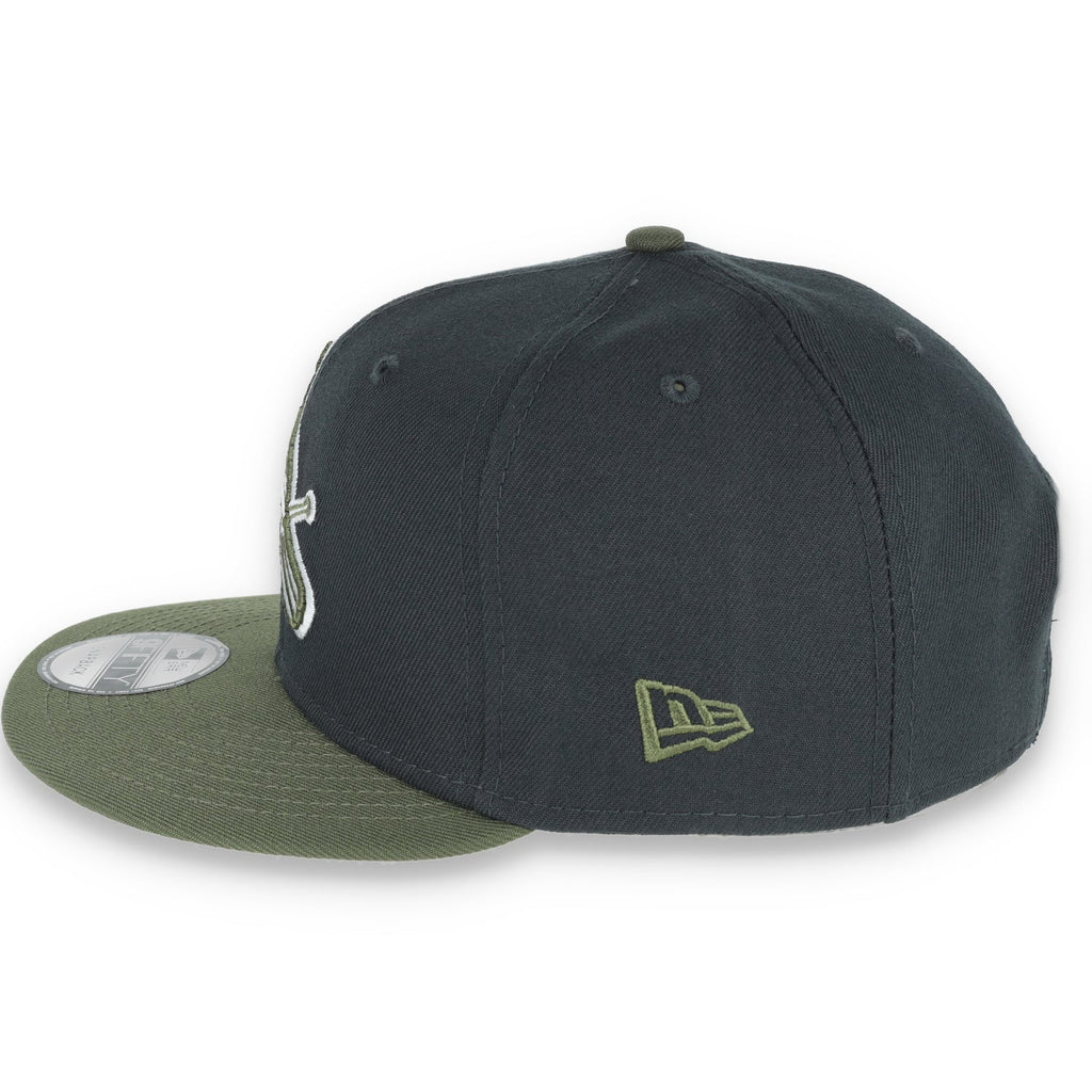 New Era St. Louis Cardinals 2-Tone Color Pack 9FIFTY Snapback Hat- Grey/Olive product image 4, provided for visual reference