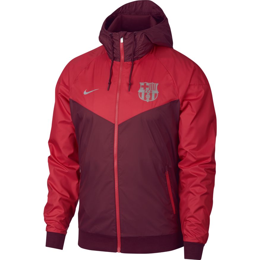 Nike F.C. Barcelona Full-Zip Windrunner product image 2, provided for visual reference and product detail review